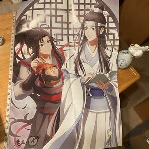MDZS Lan Zhan Wangji and Wei Ying Wuxian Poster Master of Diabolism